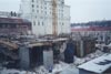 Строение 3. Возведение фасадной стены +1 этажа