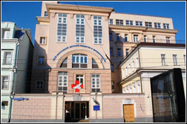 The surgical building of clinic L.M. Roshal in Bolshaya Polyanka Street (Moscow). The customer - JSC "TUKS-7YuV" (Russian Federation) - while only in Russian.