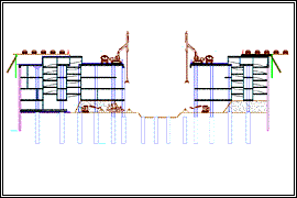 Fountain group and underground four-level entertaining complex with parking place in territory of Smolensk square (Moscow)  concept design in four variants for a select of an optimum method of construction.